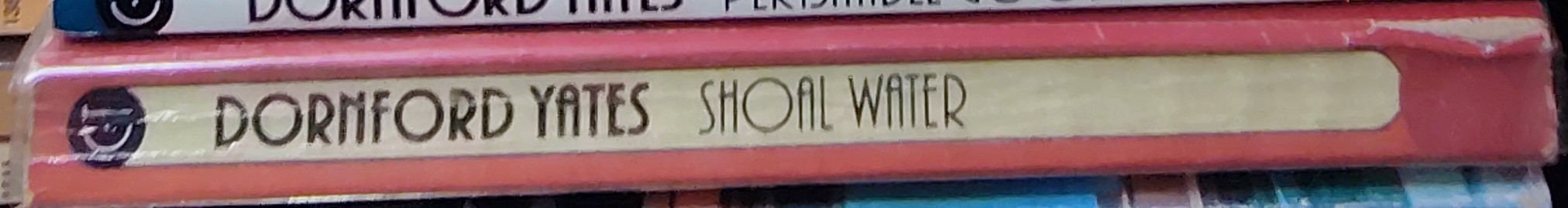 Dornford Yates  SHOAL WATER spine of book image