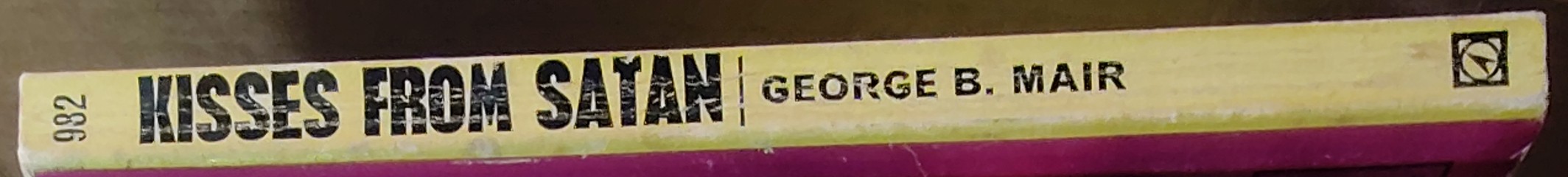George B. Mair  KISSES FROM SATAN spine of book image