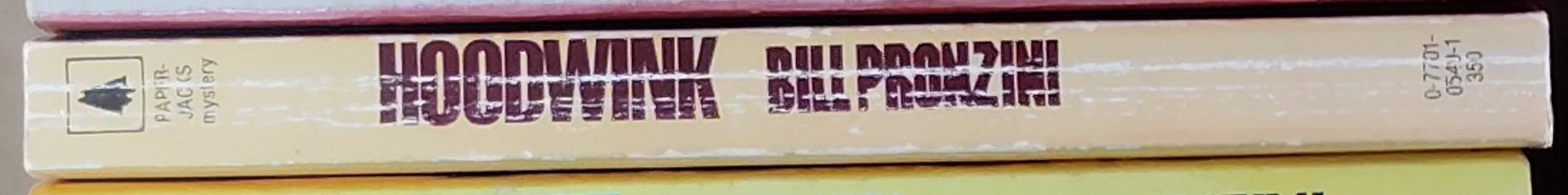 Bill Pronzini  HOODWINK spine of book image
