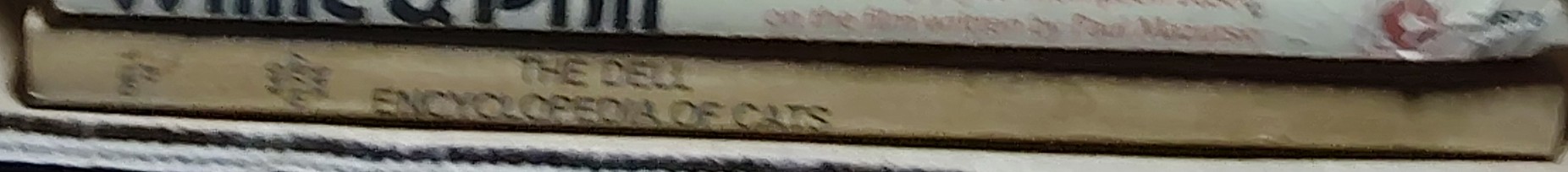 CATS, The Dell Encyclopedia of  spine of book image