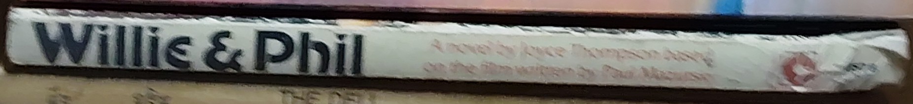 Joyce Thompson  WILLIE & PHIL spine of book image