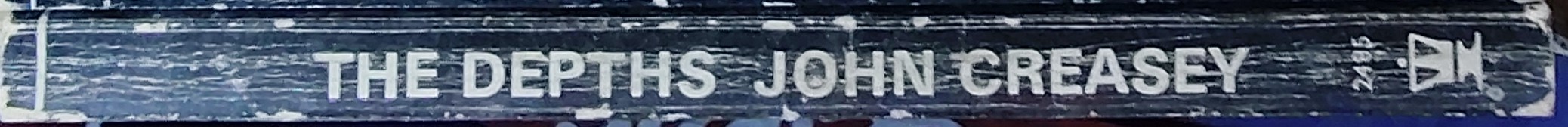 John Creasey  THE DEPTHS (Doctor Palfrey) spine of book image