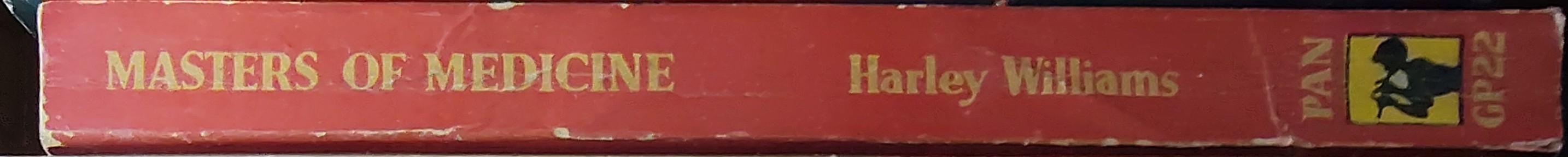 Harley Williams  MASTERS OF MEDICINE spine of book image