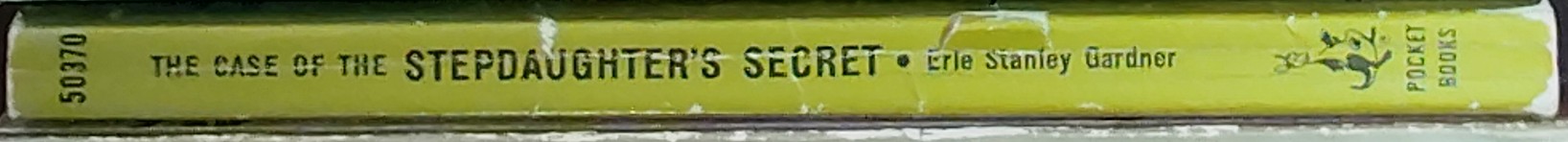 Erle Stanley Gardner  THE CASE OF THE STEPDAUGHTER'S SECRET spine of book image
