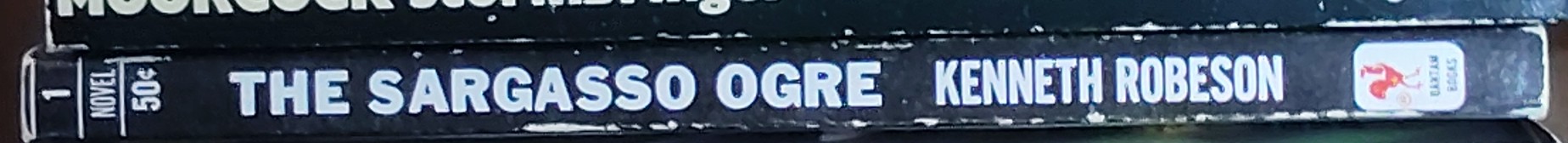 Kenneth Robeson  DOC SAVAGE: THE SARGASSO OGRE spine of book image