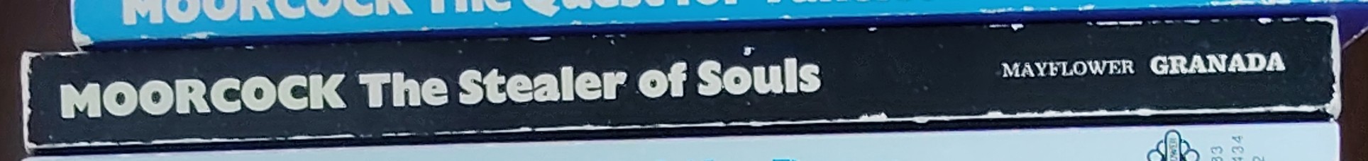 Michael Moorcock  THE STEALER OF SOULS spine of book image