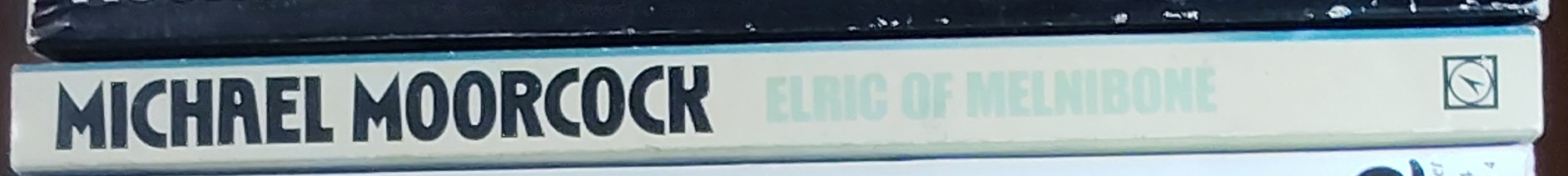 Michael Moorcock  ELRIC OF MELNIBONE spine of book image