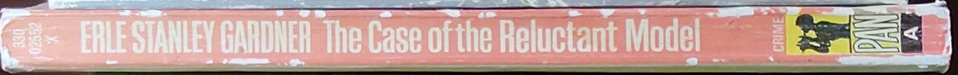 Erle Stanley Gardner  THE CASE OF THE RELUCTANT MODEL spine of book image