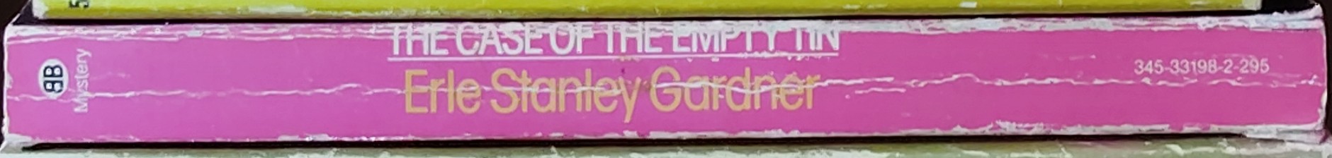 Erle Stanley Gardner  THE CASE OF THE EMPTY TIN spine of book image