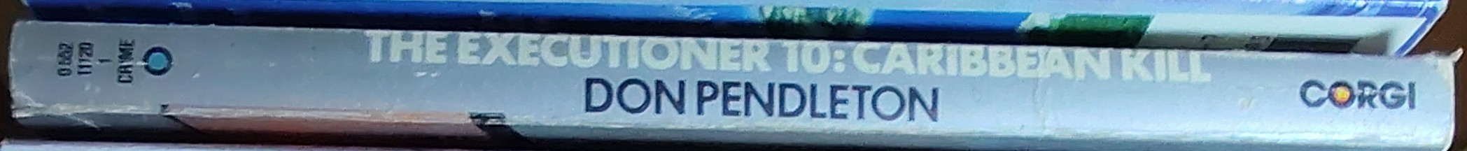 Don Pendleton  THE EXECUTIONER 10: CARIBBEAN KILL spine of book image