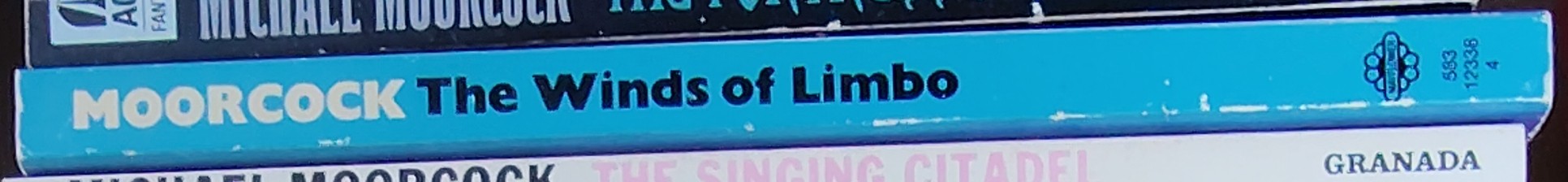 Michael Moorcock  THE WINDS OF LIMBO spine of book image