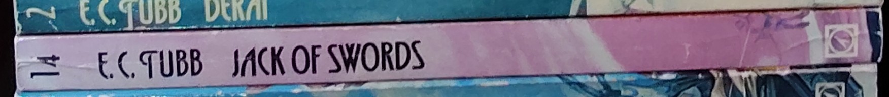 E.C. Tubb  JACK OF SWORDS spine of book image