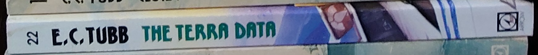 E.C. Tubb  THE TERRA DATA spine of book image