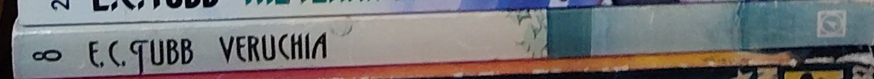 E.C. Tubb  VERUCHIA spine of book image
