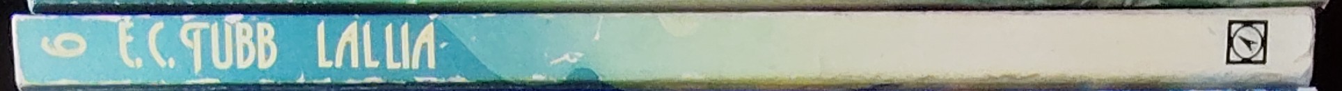 E.C. Tubb  LALLIA spine of book image