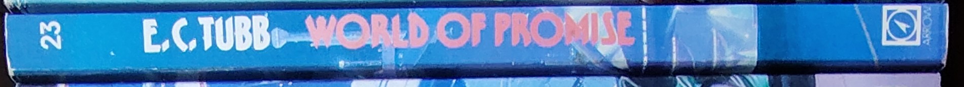E.C. Tubb  WORLD OF PROMISE spine of book image