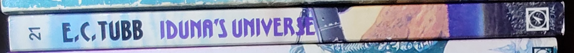 E.C. Tubb  IDUNA'S UNIVERSE spine of book image