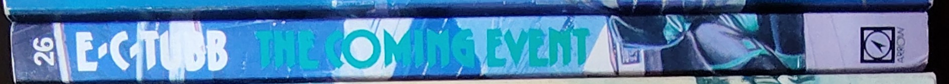 E.C. Tubb  THE COMING EVENT spine of book image