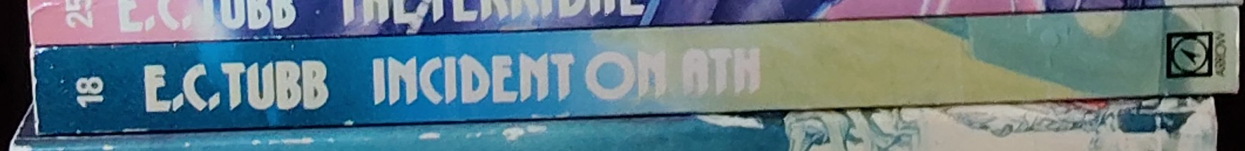 E.C. Tubb  INCIDENT ON ATH spine of book image