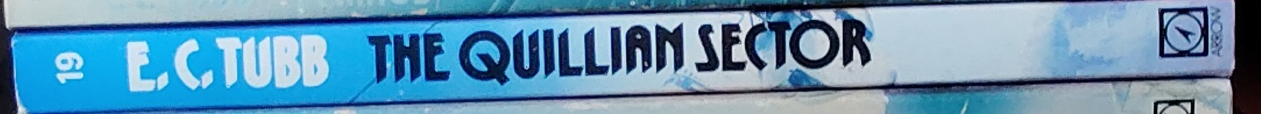 E.C. Tubb  THE QUILLIAN SECTOR spine of book image