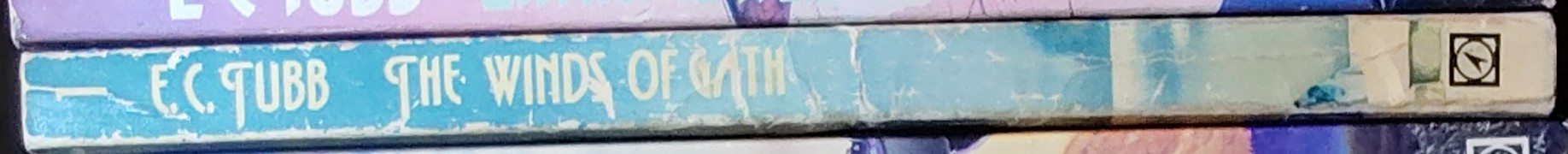 E.C. Tubb  THE WINDS OF GATH spine of book image