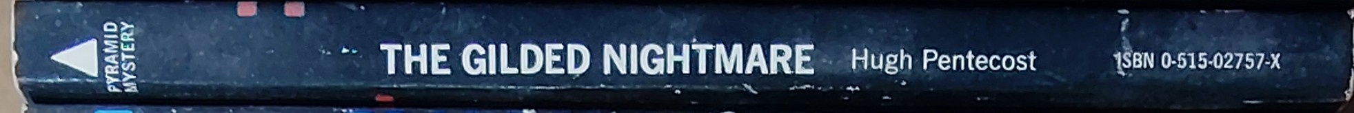 Hugh Pentecost  THE GILDED NIGHTMARE spine of book image