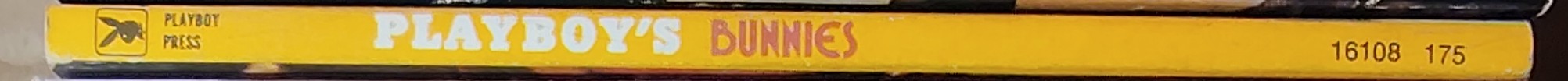 Playboy   PLAYBOY'S BUNNIES spine of book image