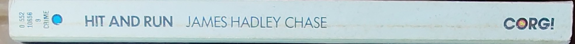 James Hadley Chase  HIT AND RUN spine of book image