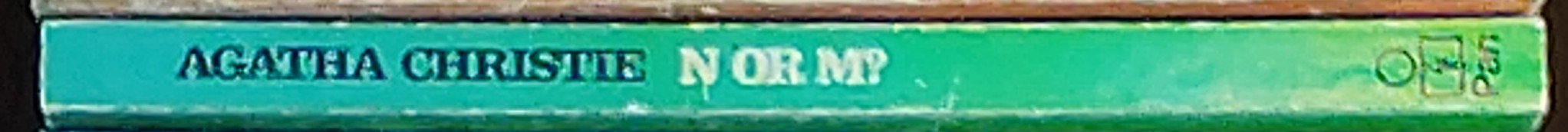 Agatha Christie  N-OR-M? spine of book image
