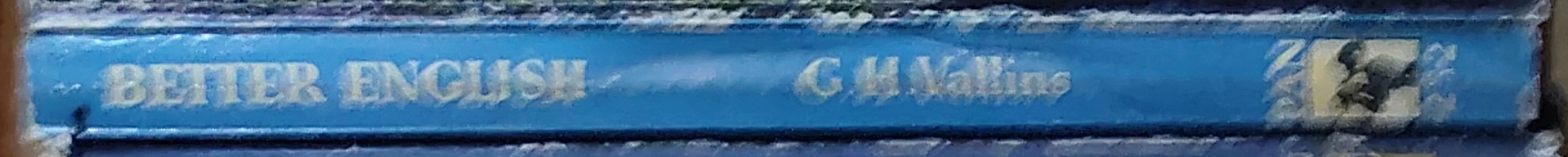 G.H. Vallins  BETTER ENGLISH spine of book image