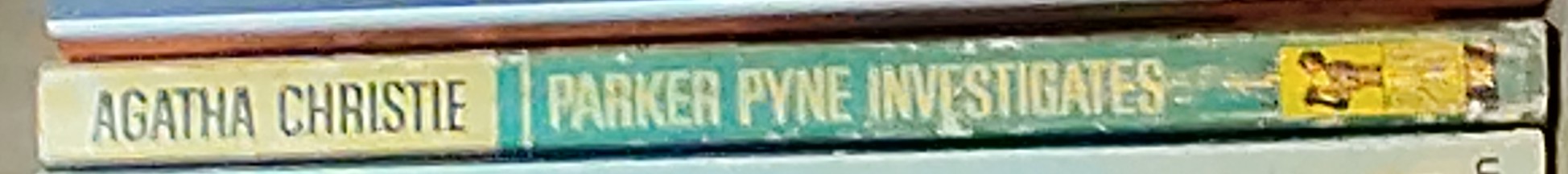 Agatha Christie  PARKER PYNE INVESTIGATES spine of book image