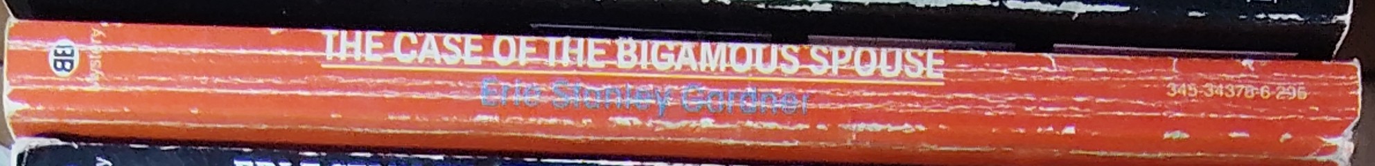 Erle Stanley Gardner  THE CASE OF THE BIGAMOUS SPOUSE spine of book image