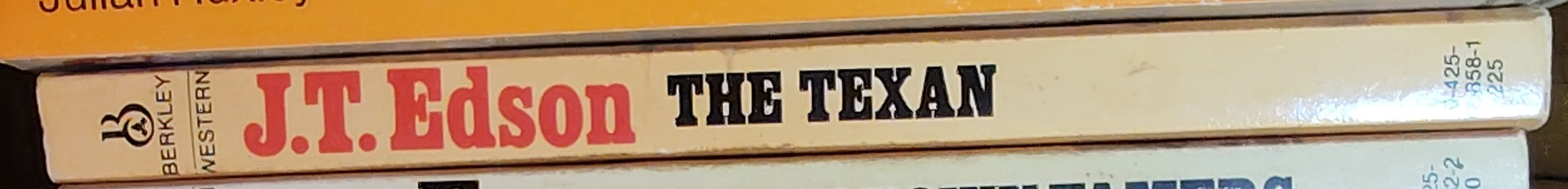 J.T. Edson  THE TEXAN spine of book image