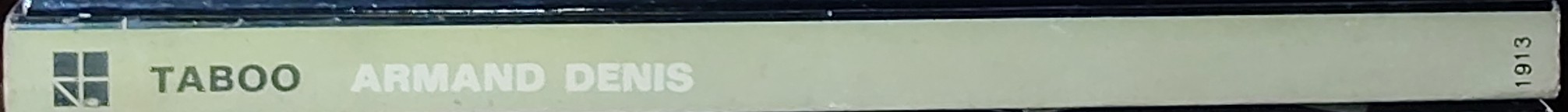 Armand Denis  TABOO (Sex and Morality Around the World) spine of book image