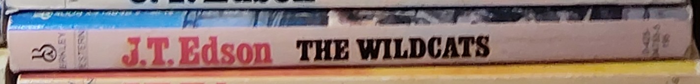 J.T. Edson  THE WILDCATS spine of book image