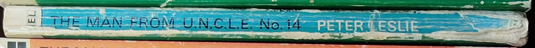 Peter Leslie  THE MAN FROM U.N.C.L.E. No.14: THE SPLINTERED SUNGLASSES AFFAIR spine of book image