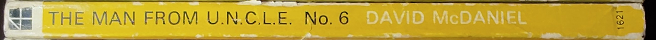 David McDaniel  THE MAN FROM U.N.C.L.E. No.6: THE DAGGER AFFAIR spine of book image