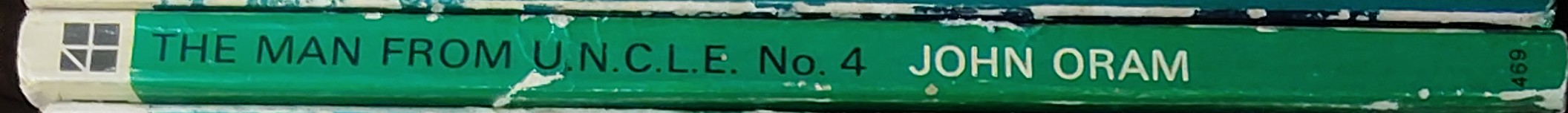 John Oram  THE MAN FROM U.N.C.L.E. (4): THE STONE-COLD IN THE MARKET AFFAIR spine of book image