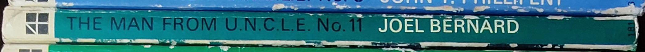 Joel Bernard  THE MAN FROM U.N.C.L.E. No.11:THE THINKING MACHINE AFFAIR spine of book image