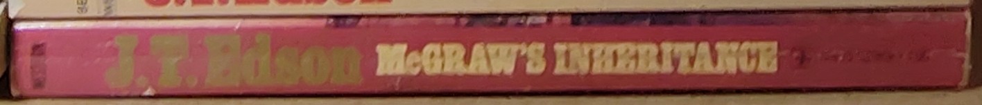 J.T. Edson  McGRAW'S INHERITANCE spine of book image
