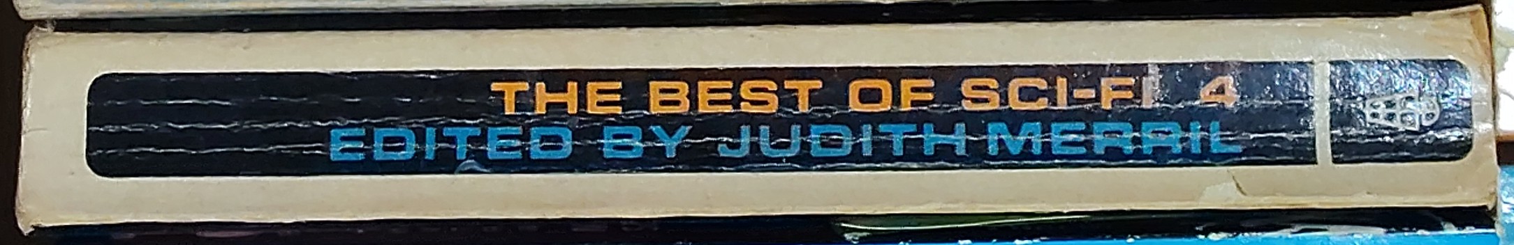 Judith Merril (edits) THE BEST OF SCI-FI 4 spine of book image