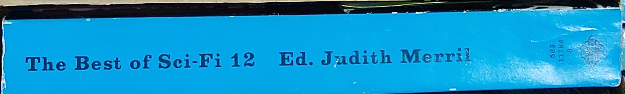 Judith Merril (edits) THE BEST OF SCIFI 12 spine of book image