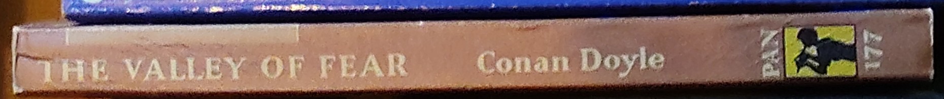 Sir Arthur Conan Doyle  THE VALLEY OF FEAR spine of book image