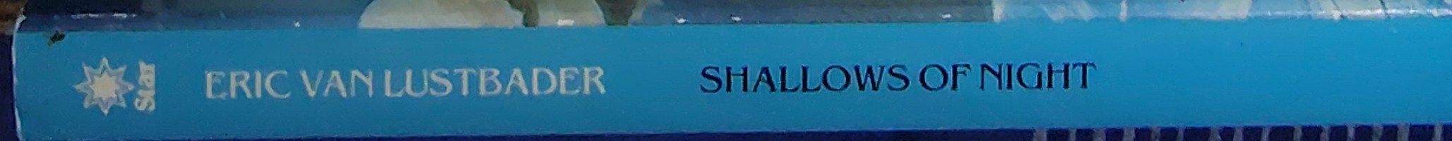 Eric Van Lustbader  SHALLOWS OF NIGHT spine of book image