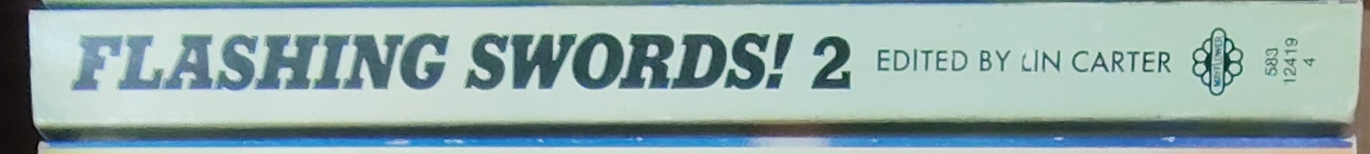 Lin Carter (edits) FLASHING SWORDS #2 spine of book image