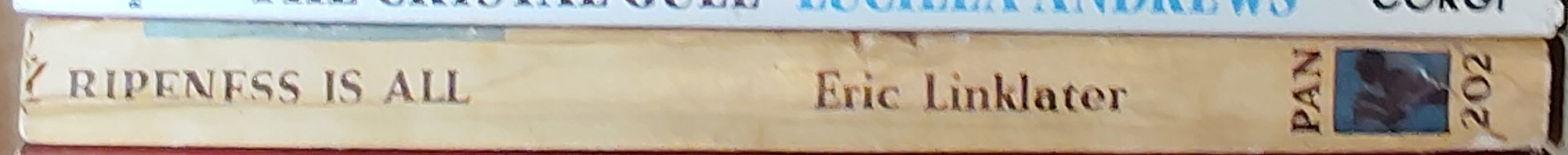Eric Linklater  RIPENESS IS ALL spine of book image