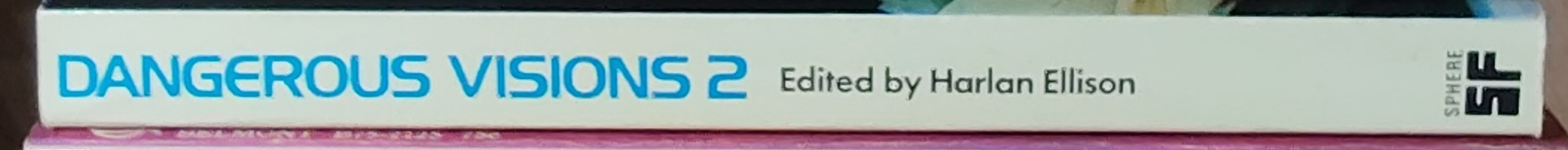Harlan Ellison (edits_and_introduces) DANGEROUS VISIONS 2 spine of book image