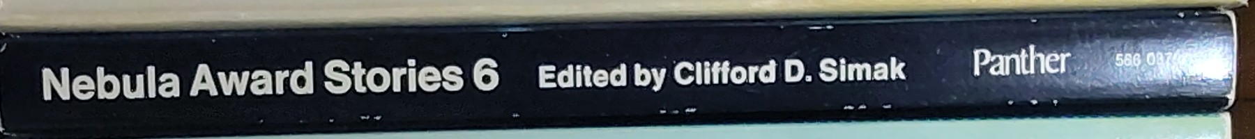 Clifford D. Simak (edits) NEBULA AWARD STORIES 6 spine of book image