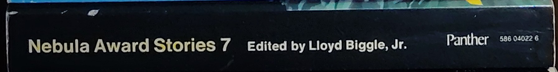 Lloyd Biggle (edits) NEBULA AWARD STORIES 7 spine of book image