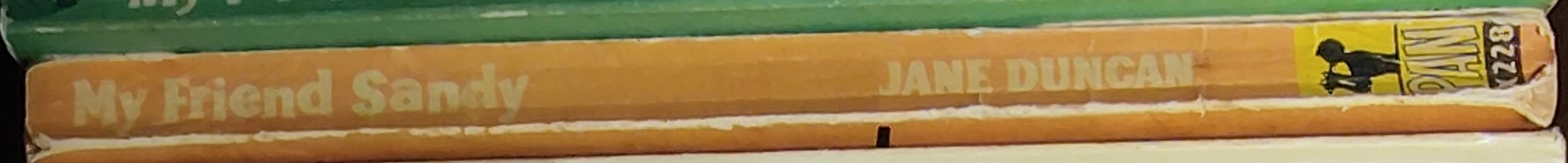 Jane Duncan  MY FRIEND SANDY spine of book image